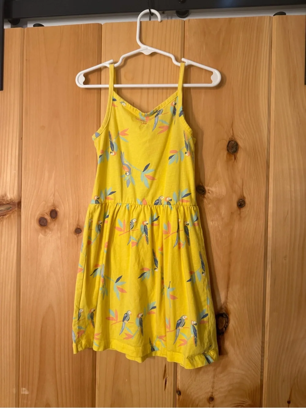 Carter's Yellow Floral Ruffle-Trim Dress